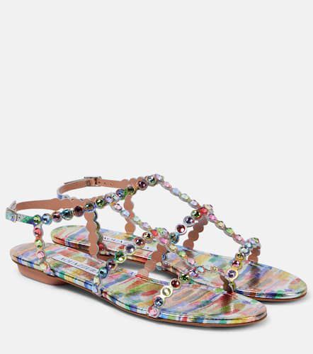 Sandalen Tequila aus Leder - Aquazzura - Modalova