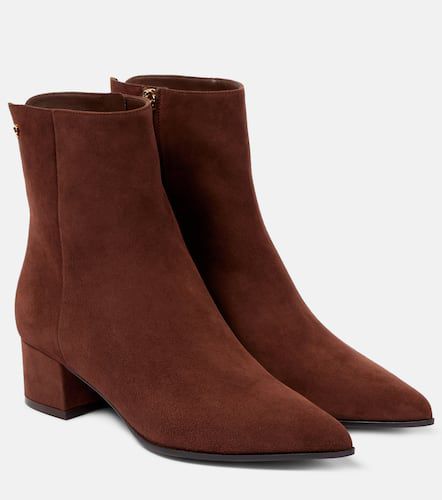 Lyell 45 suede ankle boots - Gianvito Rossi - Modalova