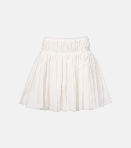 Alaïa Minifalda de algodón y lino - Alaia - Modalova