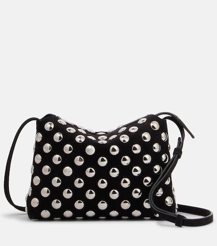 Borsa a tracolla Lina Medium in suede con borchie - Khaite - Modalova