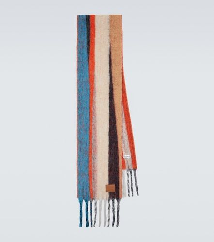 Bufanda en mezcla de alpaca a rayas - Loewe - Modalova