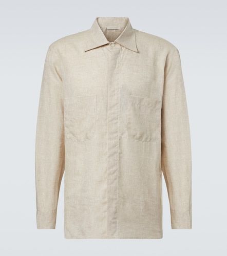 Saman Amel Camicia in lino - Saman Amel - Modalova