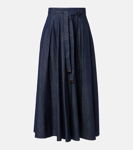 Falda larga Amanda de chambray - 'S Max Mara - Modalova