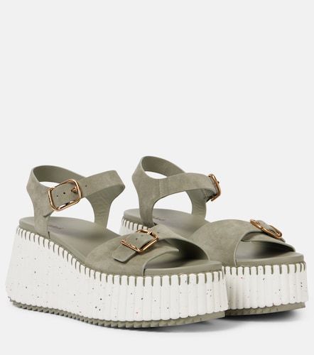 Chloe Nama suede platform sandals - Chloe - Modalova