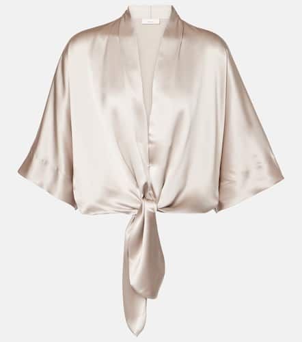 The Sei Gathered silk satin blouse - The Sei - Modalova