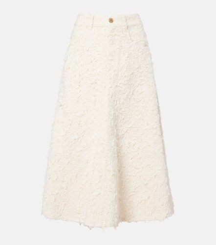 Falda midi de denim - Brunello Cucinelli - Modalova