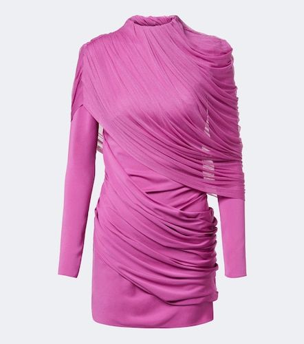 Vestido corto Veil drapeado con capa - Christopher Esber - Modalova