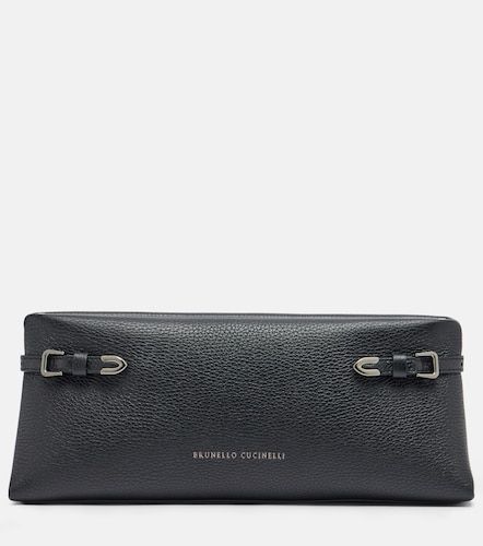 Small leather clutch - Brunello Cucinelli - Modalova