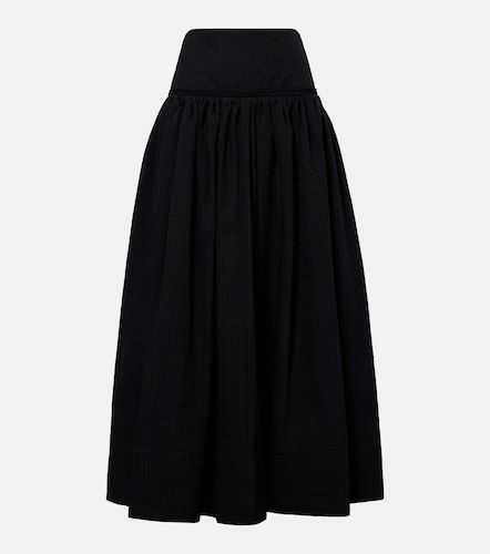 Alaïa Falda larga en mezcla de algodón - Alaia - Modalova
