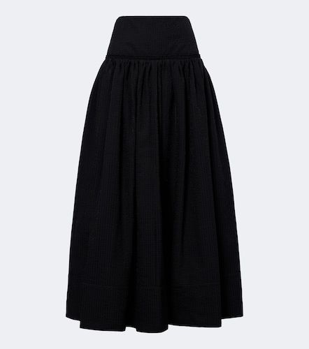Alaia Cotton-blend maxi skirt - Alaia - Modalova
