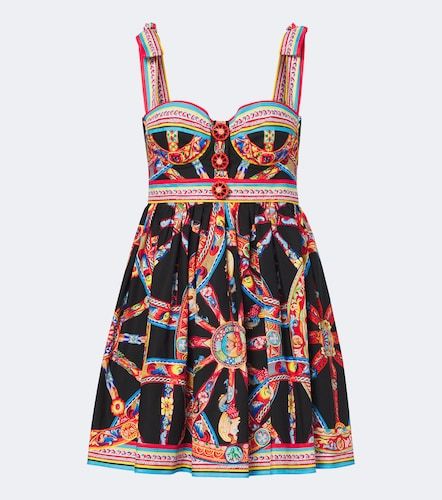 Vestido corto Carretto de algodón - Dolce&Gabbana - Modalova