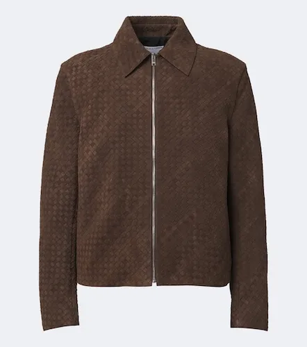 Jacke Intrecciato aus Veloursleder - Bottega Veneta - Modalova