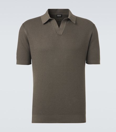 Zegna Polo de punto de algodón - Zegna - Modalova