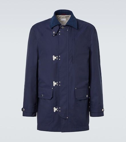 Cotton-blend gabardine raincoat - Brunello Cucinelli - Modalova