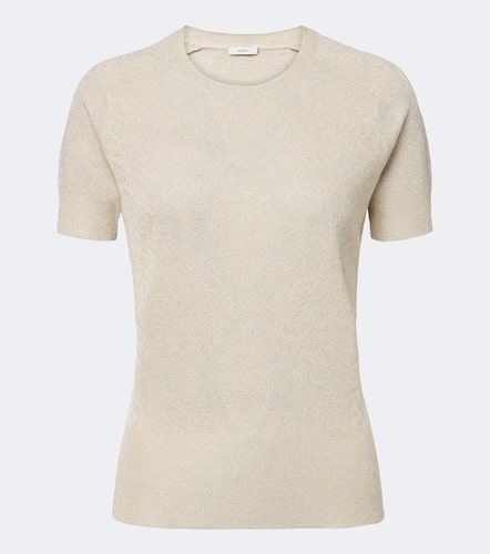 Char snake-print LurexÂ® jacquard top - Joseph - Modalova