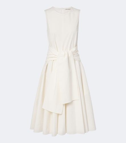 Vestido midi de algodón - JW Anderson - Modalova