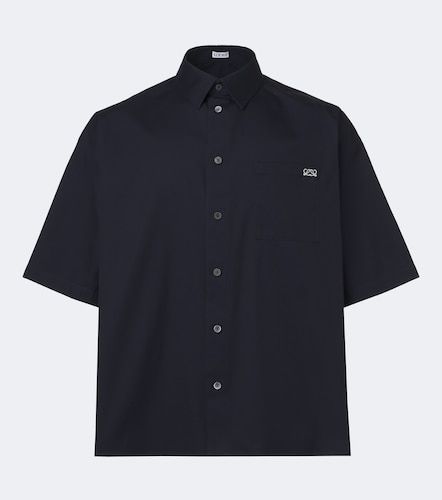 Camisa de sarga de algodón con anagrama - Loewe - Modalova