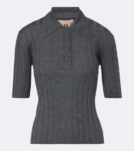 Plan C Pullover polo in lana - Plan C - Modalova