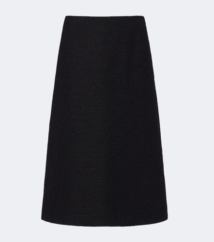 Falda midi de bouclé en mezcla de lana - Fendi - Modalova
