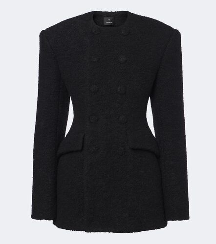 Alpaca and wool-blend boucle blazer dress - Wardrobe.NYC - Modalova