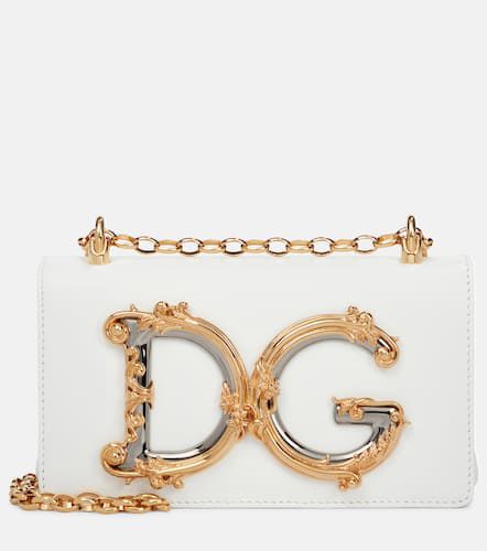 Schultertasche DG Girls Mini aus Leder - Dolce&Gabbana - Modalova