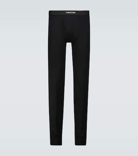 Tom Ford Long John cotton pants - Tom Ford - Modalova