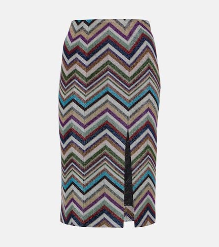 Zig Zag wool-blend pencil skirt - Missoni - Modalova