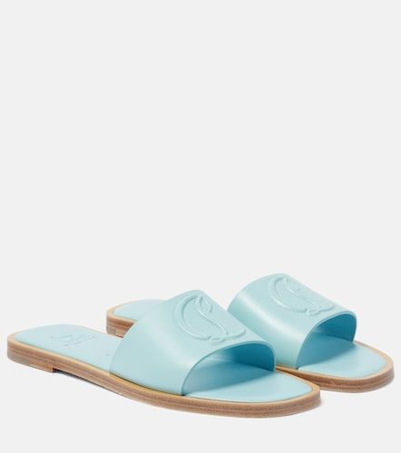 Mules CL de piel grabada - Christian Louboutin - Modalova