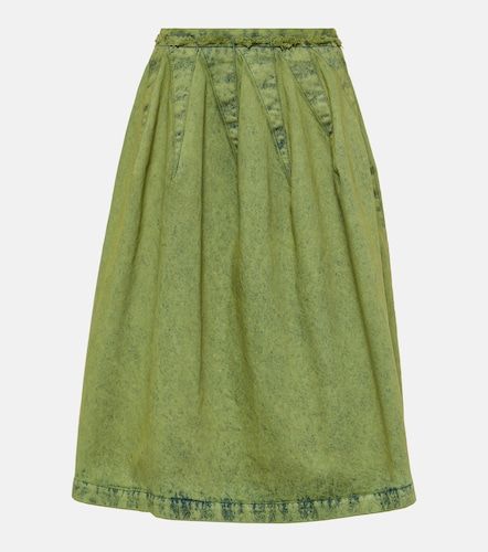Marni Falda midi de denim plisada - Marni - Modalova