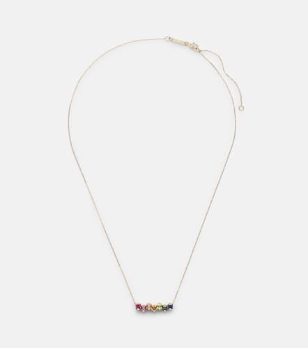 Kt gold necklace with gemstones - Suzanne Kalan - Modalova