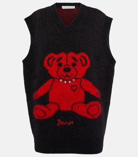 Weste Bear aus einem Wollgemisch - Alessandra Rich - Modalova