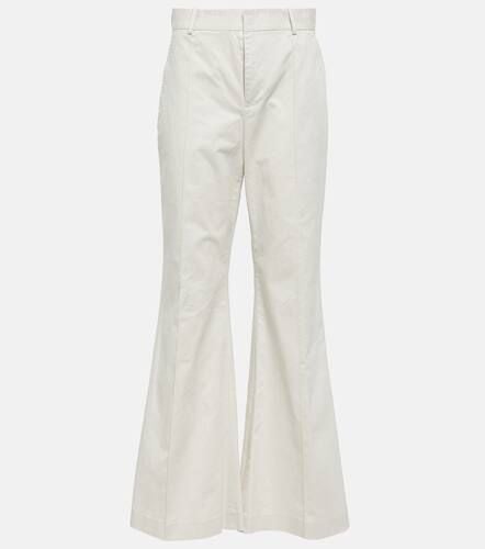 Mid-rise cotton-blend flared pants - Polo Ralph Lauren - Modalova