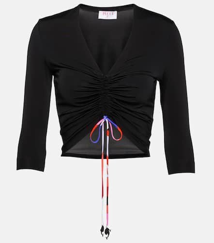 Pucci Gathered jersey crop top - Pucci - Modalova