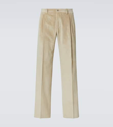 Cotton corduroy straight pants - Canali - Modalova