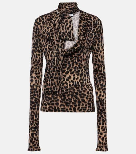 Top en laine à motif léopard - Blumarine - Modalova