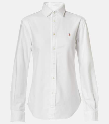 Camisa oxford de algodón con logo - Polo Ralph Lauren - Modalova