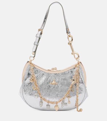 Charm Frame metallic leather shoulder bag - Vivienne Westwood - Modalova