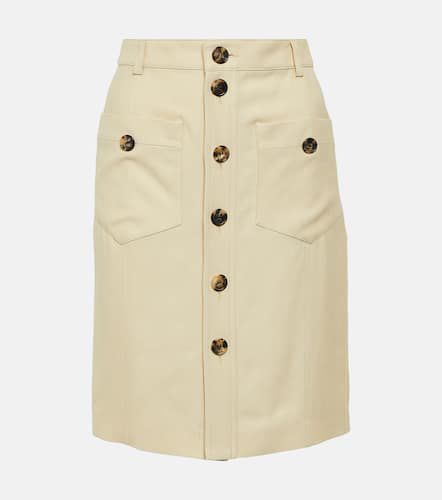 Saint Laurent Jersey midi skirt - Saint Laurent - Modalova