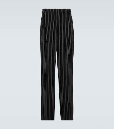 Pinstripe wool straight pants - Ami Paris - Modalova