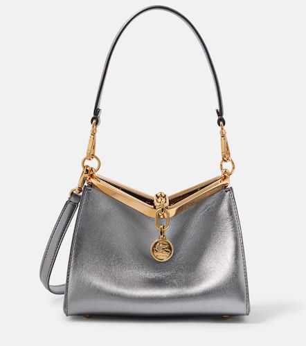 Vela Small metallic leather shoulder bag - Etro - Modalova