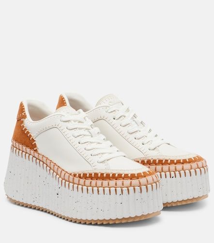 Chloe Leather platform sneakers - Chloe - Modalova