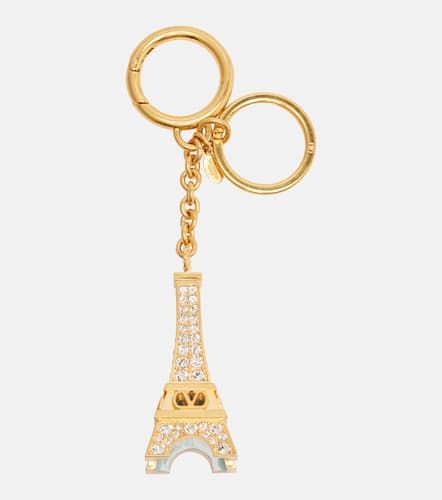 VLogo Signature Eiffel Tower keyring - Valentino Garavani - Modalova