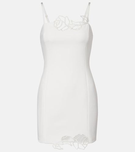 Miniabito in crêpe cady con taglio laser - Blumarine - Modalova