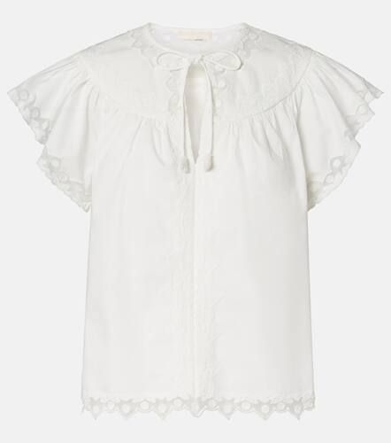 Effie embroidered cotton top - Ulla Johnson - Modalova