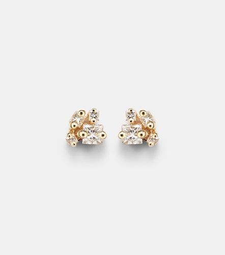 Pendientes de oro de 18 ct con diamantes - Suzanne Kalan - Modalova
