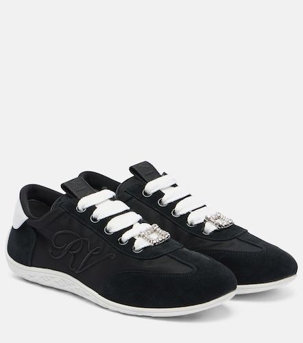 Sneakers Viv Low aus Satin mit Veloursleder - Roger Vivier - Modalova
