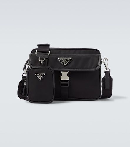 Borsa a spalla in Re-Nylon con pelle - Prada - Modalova