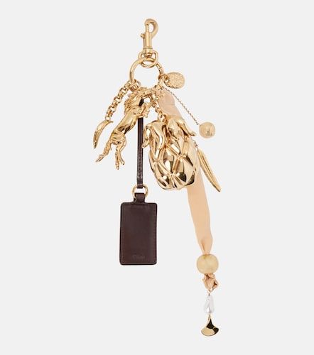 Giga Pineapple leather bag charm - Chloe - Modalova