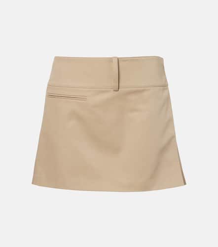 CourrÃ¨ges Belted and pleated polycotton miniskirt - Courreges - Modalova