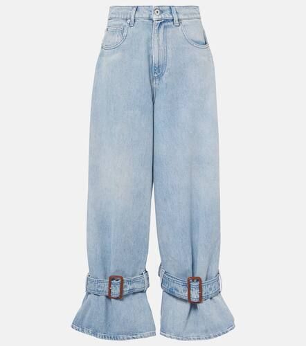 Buckle-detail mid-rise wide-leg jeans - JW Anderson - Modalova